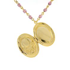 Flaunt your feminine beauty in this unique collectible Gold Tone Pink And Purple Flower Beaded Locket Necklace 18 Adjustable Locket Necklace. Measurements: 18"L x 0.91"W x 1.28"H Made In USA 1928 JEWELRY COLLECTION From the vaults of rich European capitals to the antique laden attics of old American estates, 1928 Jewelry has created modern replicas of the most beautiful, exquisite vintage jewelry ever made. For those who love all things vintage...1928 is for the chic fashionista on the hunt for Channel Jewelry, Necklace Measurements, Chic Fashionista, 1928 Jewelry, Pink And Purple Flowers, Vintage Inspired Jewelry, Unique Collectibles, Feminine Beauty, Crystal Embellishment