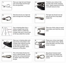 instructions on how to use the pliers