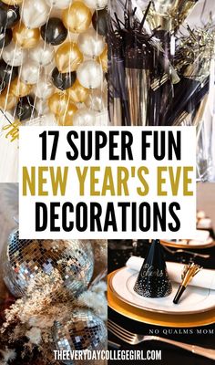 New Year's Eve Party Decorations New Year's Eve Decorations Diy, New Years Eve Birthday Party Ideas, New Years Decorations 2024, Colorful New Years Eve Party Decorations, New Year’s Day Decor, 2024 New Year Decoration, Nye Themed Food, New Year’s Eve House Party Decor, New Years Eve Decor Ideas