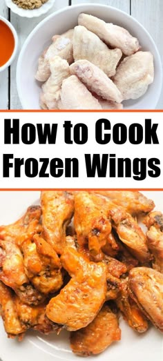 how to cook frozen wings in the oven