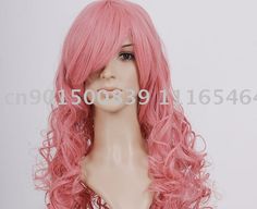 pink curl cosplay wig,cosplay wig,anime wig,Cos 037 B-in Cosplay Wigs from Beauty & Health on Aliexpress.com Pink Curls, Vocaloid Cosplay, Megurine Luka, Vocaloid, Beauty Health, Wigs