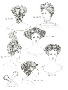 Erla Edwardian hair Hairstyles 1900, 1900s Hairstyles, Vintage Short Hair, Easy Vintage Hairstyles, Edwardian Hair, Historical Hairstyles, Edwardian Hat, Edwardian Hairstyles, Vintage Hairstyle