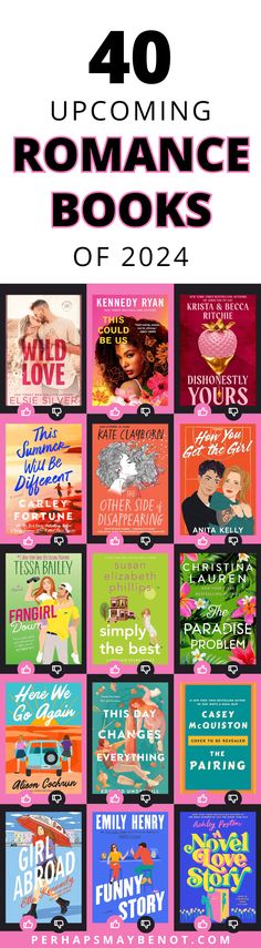 the top ten romance books of 2012, with text overlaying them in pink and blue