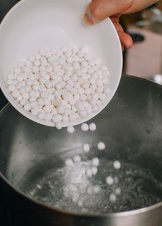 Detailed post on how to cook tapioca pearls for use in bubble tea and desserts. These instructions are for dried tapioca pearls, not the quick-cooking kind! Source: thewoksoflife.com Cook Tapioca Pearls, Tapioca Dessert, Vietnamese Dessert, Wok Of Life, Woks Of Life, The Woks Of Life, Tapioca Pudding