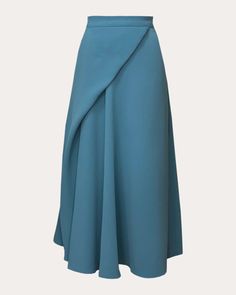 Edeline Lee Fatale Midi Skirt | OLIVELA Formal Pre-draped Flowy Skirt, Evening Pleated Asymmetrical Draped Skirt, Chic Draped Skirt For Formal Occasions, Elegant Draped Pleated Skirt, Elegant Draped Lined Skirt, Elegant Draped Skirt With Asymmetrical Hem, Elegant Evening Skirt With Asymmetrical Hem, Asymmetrical Pleated Maxi Skirt For Evening, Chic Draped Lined Skirt