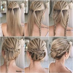 Diy Wedding Hair, Wedding Hairstyles Tutorial, Latest Hair Trends, Hair Bridesmaid, Penteado Cabelo Curto, Hair Short, Yoga Flow, Homecoming Hairstyles