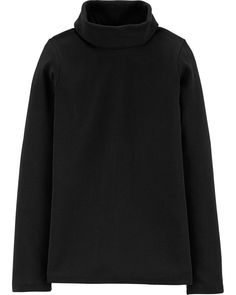 Long-Sleeve Turtleneck | carters.com Black Turtle Neck, Carter Kids, Turtleneck Style, Free Jeans, Kids Denim, Clothing Retail, Black Turtleneck, Long Sleeve Turtleneck, Black Kids