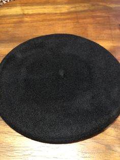 11 in wool felt beret Soft and very flexible Never worn. My own production If you are allergic to wool felt, I can customize by adding a silky black ribbon sewn inside. This service would cost $20. Check out our over a THOUSAND great reviews Black Wool Beret Cap, Black Wool Beret For Fall, Black Wool Beret, Felt Beret, Sewing Ribbon, Beret Hat, Berets, Black Ribbon, Black Wool