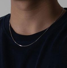 Type: AccessoriesMaterial: Sterling SilverLength: 45cm/50cm/55cm Chains Necklace For Men, Men Silver Necklace Mens Fashion, Silver Necklaces For Men, Men’s Necklace Silver, Men With Necklace, Silver Chain Necklace Men, Silver Chains For Men, Mens Necklace Chain, Silver Chain Men