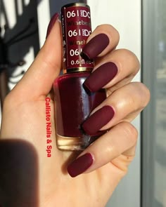 (paid link) Shop our gel nail polish with 100's of professional gel colours to choose from, LED lights and gel polish kits available with free standard delivery. Wineberry Nails, Dnd Wineberry, Nails Dnd Gel, Gel Nails Matte, Gel Nails Cute, Dnd Colors, Trendy Nail Polish