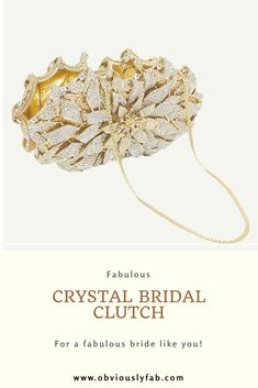 Luxury #crystals #bridalclutches in different colors. • Grab this exquisites #bling #bridal #clutch now at a discounted price today at www.obviouslyfab.com and receive it in few days with our FREE US SHIPPING! • • • • #bagaddicts #obviouslyfabulous #bestoftheday #wedding #chic #chainhandbag #chain #metallic #gold #bagfreak #bagoftheday #footbagfreestyle #bagaddict #bagloverscommunity #baggeek #handbag #dazzle #baglovers #bagstrap #weddingaccesories #bags #lovebag #bagaddiction #bagnerd #bag Wedding Evening Party, Wedding Accesories, Weekend Wedding, Bridal Flower