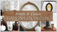 simple and classic halloween decor for the home