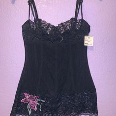 Nwt! Sexy Black Lace Lingerie Chemise / Slip. No Padding. Size Small For Curious Poshers: My Mom Used To Work For Frederick’s Of Hollywood And Would Often Receive Samples Or Discounted Merchandise. For This Reason, You Will See Me Post Lots Of Frederick’s Items With Or Without Tags But All Are Brand New And Unworn. Pink Fitted Camisole For Night, Fitted Coquette Chemise, Fitted Feminine Black Sleepwear, Fitted Black Feminine Sleepwear, Feminine Fitted Black Sleepwear, Fitted Chemise With Built-in Bra For Night Out, Fitted Black Chemise, Black Fitted Chemise, Fitted Pink Chemise With Lace Trim