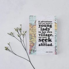 Adventure & Travel Gifts — Bookishly Adventure Quote, Quote Travel, Jane Austen Gifts, Heart Journal, Leaving Presents