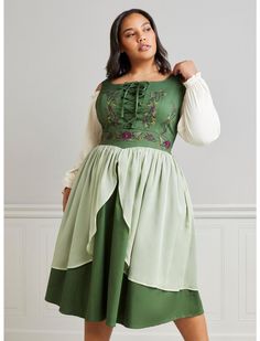 Her Universe Plus Size Ren Faire Costume, Hobbit Dress, Hobbit Fashion, Plus Size Cottagecore, Plus Size Halloween Costumes, Hobbit Costume, Celtic Medieval, Plus Size Hippie, Musical Costumes