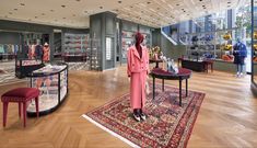 Shohei Otomo, Tadanori Yokoo, Luxury Mansions Interior, Store Design Boutique, Shibuya Tokyo, Gucci Store, Fashion Silhouette, Gucci Brand, Herringbone Floor