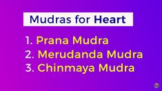 Mudras for a healthy #heart and controlled #BP Based on the principle of Ayurveda, yoga mudras are understood as a method to heal. The Sanskrit word mudra is translated as gestures. Mudras usually involve simple hand positions. Mudras used in combination with yogic breathing exercises, enliven the flow of prana (Energy) in the body, thereby energizing different parts of the body. #MudraPranayam #YogaMudra #Mudras #Pranayama #ModernGurukul Prana Energy, Heal Heart, Hand Positions, Heart Diseases, Ayurveda Yoga, Sanskrit Words