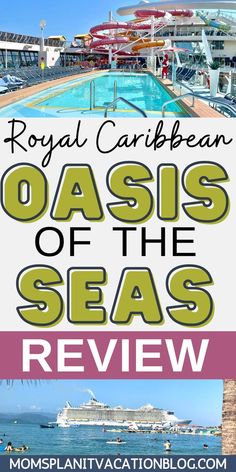 Oasis of the Seas ship and pool with text overlay Royal Caribbean Oasis of the Seas Review Oasis Of The Seas, Royal Caribbean Cruise Lines, Royal Caribbean Ships, Harmony Of The Seas, Sea Port, Caribbean Culture, The Oasis, Caribbean Beaches