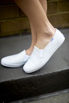 Keds Slip On, Black Slip On Sneakers, Sneaker Outfits