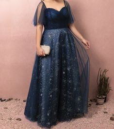 Star Prom Dress, Sukienki Plus Size, 파티 드레스, Plus Size Prom, Blue Tulle, Evening Dresses Plus Size, Plus Size Prom Dresses, Tulle Lace, Quinceanera Dresses