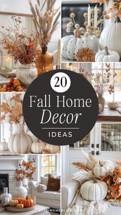 the top 20 fall home decor ideas