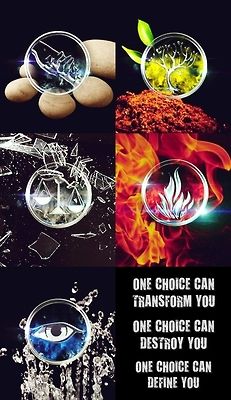 four different images with the words, one choice can transform you into an energy source