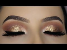 Natural Eye Makeup Tutorial, Makeup Tutorial Step By Step, Smokey Eye Makeup Tutorial, Glitter Eye Makeup, Glitter Eye