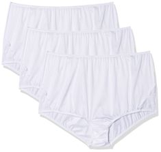 PRICES MAY VARY. Vanity Fair Style 13001/13011 Semi-sheer satin finish that glides under clothes and beautiful lace insets on sides Generous full rear and tummy coverage and a smooth covered elastic waistband for ultimate comfort 100% cotton gusset liner 3 Pack Panty Style, High Waisted Briefs, Designer Lingerie, Lace Inset, Vanity Fair, Clothing Brand, High Waisted, Clothes For Women, Clothes