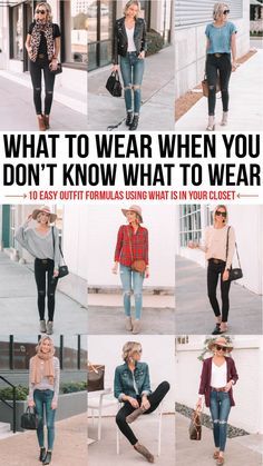 Don't Know What To Wear, Looks Jeans, Easy Outfit, Sweater Layering, Outfit Formulas, Closet Fashion, Fashion Tips For Women, Looks Style