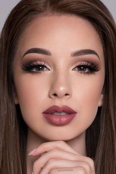 Natural Prom Makeup For Brown Eyes, Prom Makeup Silver, Prom Makeup For Brown Eyes, Make Up Mata, New Makeup Ideas, Wedding Hairstyles And Makeup, Natural Prom Makeup, Makeup Tip