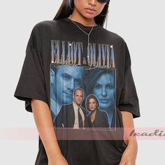 Law and Order Shirt Elliot Stabler and Olivia Benson Vintage - Etsy Backstreet Boys Shirts, Elliot Stabler, Pop Pop Shirts, 90s Tees, Olivia Benson, Aesthetic T Shirts, Kindness Shirts, Rock Shirts, Law And Order