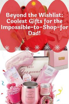 a collage of photos with the words, beyond the wishlist coolest gifts for the impossible - to - shop - for dad