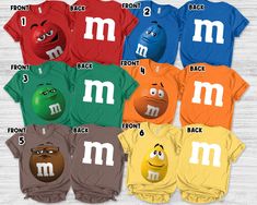 Halloween Shirt Costumes, M&m Shirts, M&m Shirt, Realtor Halloween Costume, M M Halloween Costume Group, Mnm Halloween Costume, M Ms Costume, M And M Costume, M M Halloween Costume