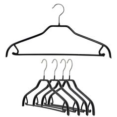 PRICES MAY VARY. Space Saving Design: Triangular clothes hanger saves space in your laundry room or bedroom. Anti-Slip Feature: The hanger has a non-slip bar and hook to prevent your clothes from slipping off. Heavy Duty Construction: Made from chrome plated metal and polyvinyl chloride for durability. Rotatable Hook: The hook can rotate 360 degrees to accommodate different clothing styles. Maximum Weight Capacity: Hanger can hold up to 8 pounds of clothing. Modern Clothes Hangers, Skirts Style, Bedroom Closet Storage, Contemporary Clothes, Skirt Hangers, Space Saving Hangers, Hanger Clips, Black Set, European Designs