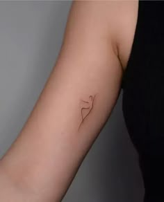 46 Most Beautiful Small Tattoos for Women in 2023 - PROJAQK Dancer Tattoo Ideas Tiny, Dance Line Tattoo, Dancing Tattoos For Women, Dance Symbol Tattoo, Ballet Fine Line Tattoo, Dance Tattoo Minimalist, Dance Silhouette Tattoo, Line Dancer Tattoo