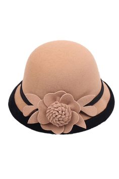 PRICES MAY VARY. ✿1920s cloche hat for women,vintage style,removable 3D flower and velcro fixed,built-in sweat band and adjustable drawstring,not very wide brim. ✿20%Wool and 80% Acrylic,dry cleaning, steam ironing below 110℃,warm and comfortable to wear,suitable for spring autumn and winter. ✿Size: perimeter 22"-22.8",height 4" ✿These felt bucket hats perfect for many special occasions such as weddings,party,tea parties,church,cocktail,prom. ✿The best choice for elegant women,is also a perfect 1940s Hats Women, 1920s Hats Women, 1920s Hats, Winter Bucket Hat, 1950s Hat, 1940s Hats, 1920s Outfits, Church Hat, Sweat Band