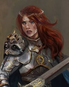 ArtStation - Budicca Celtic Queen Warrior, chloe veillard Woman In Armor, Celtic Queen, Queen Warrior, Jhin League Of Legends, Heroic Fantasy, Female Knight, Dungeons And Dragons Characters, High Fantasy