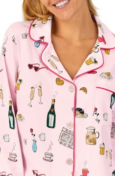 Neon Pajamas, Lake Pjs, Girly Pajamas, Cute Pjs For Women, Nick And Nora Pajamas, Sleepwear Ideas, Fall Pajamas, Fun Pajamas, Classy Loungewear