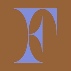 the letter k is made up of two overlapping letters, one blue and one brown