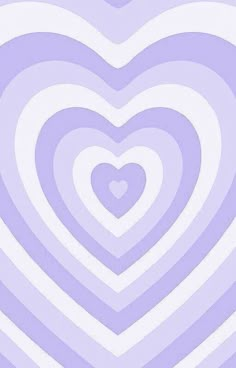 a heart shaped pattern in shades of purple and white