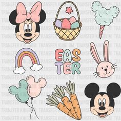 Disney Easter Design - DTF heat transfer - Transfer Kingdom Disney Easter, Heat Press Machine, Dtf Printing, Easter Design, Dtf Transfers, Creative Projects, Dtf Transfer, Heat Transfer, Tote Bags