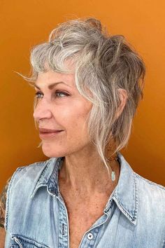 Grey Mullet Hair, Mum Haircut, Wolf Haircuts, Wolf Cuts, Wolf Hair, Beautiful Wolf, Opal Hair, Modern Shag, Hair Cuts For Women