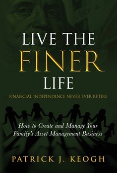 the book cover for live the finer life