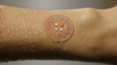 Sweat Skin Sensor Stop Sweating, Skin Patches, Northwestern University, Sweat It Out, Toe Nail Designs, Medical Problems, New Skin, A Drink, Paw Print Tattoo