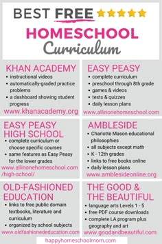 the best free homeschool curriculum for kids