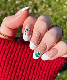 Blue Christmas Nails, Snowman Nails, Christmas Nail Art Designs, Snowflake Nails