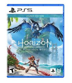 the cover for horizon forbidden west, with an image of a bird flying above it