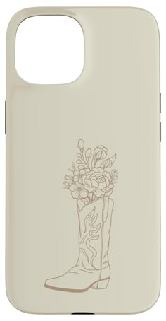 PRICES MAY VARY. Fun coastal cowgirl neutral tan floral cowboy boot western style Two-part protective case made from a premium scratch-resistant polycarbonate shell and shock absorbent TPU liner protects against drops Printed in the USA Easy installation Men Tattoos, Pencil Sketches, Cute Embroidery, Coastal Cowgirl, Cowboy Boot, Western Art, Western Style, Cute Tattoos, Western Fashion