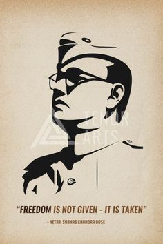 an image of a man with glasses and a quote from the movie, freedom is not given - it is taken