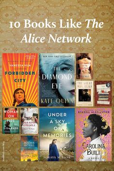 the cover of 10 books like the alice network